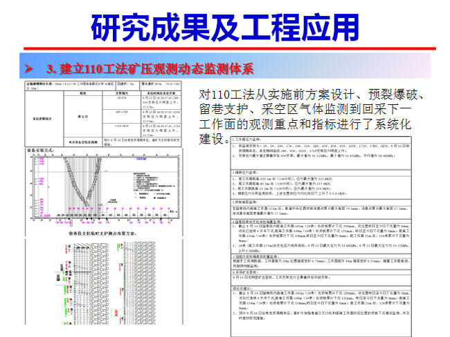 研究成果及工程应用